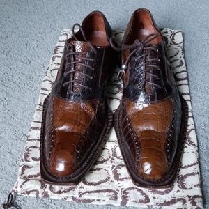 Genuine alligator shoes